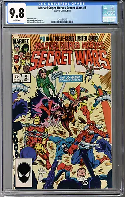Buy Marvel Super Heroes Secret Wars #5 CGC 9.8 • 179.29£