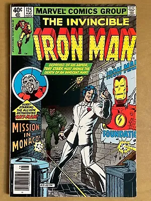 Buy Invincible Iron Man #125-  (1979)- Fine+/Very Fine (FI+/VF) • 7.67£