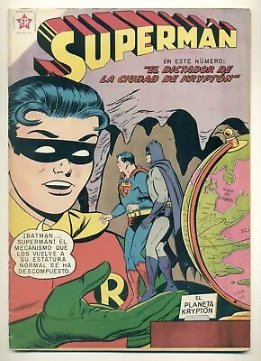 Buy SUPERMAN #216 El Dictador De La Ciudad De Kryptón, Novaro Comic 1959 • 79.06£