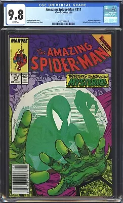 Buy Amazing Spider-man #311 CGC 9.8 NM/MT NEWSSTAND! McFarlane Art! Marvel 1989 • 473.57£
