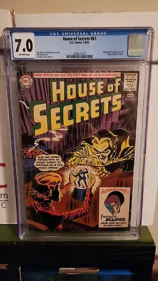 Buy House Of Secrets 61 CGC 7.0 1st Eclipso DC Comics • 562.20£