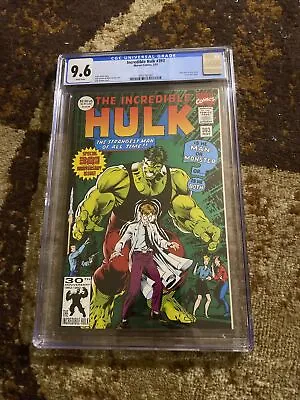 Buy The Incredible Hulk #393 CGC 9.6 Green Foil Homage Cover 30th 1992 Marvel Comic • 43.48£