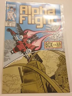 Buy Alpha Flight #63 Marvel Comics Oct 1988 NM Bagged Condition Jim Lee Art, Box • 1.99£