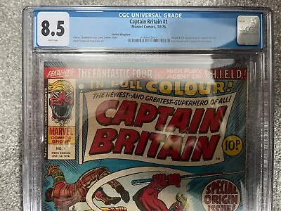 Buy Captain Britain #1 CGC 8.5 WHITE PAGES • 275£