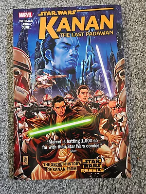 Buy Star Wars - Kanan The Last Padawan - Vol. 1 By Greg Weisman (Paperback, 2015) • 13£