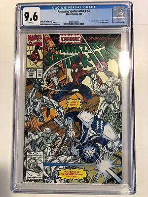 Buy Amazing Spider-Man #360 🔥 CGC 9.6 🔥 White Pages Marvel 1st Cameo App Carnage • 83.41£