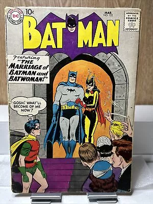 Buy Batman #122 The Marriage Of Batman And Batwoman 1959 Silver Age DC Comics Vtg • 47.50£
