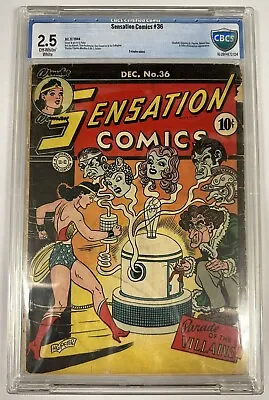 Buy Sensation Comics #36 - Battle Against Revenge Starring Wonder Woman! • 632.49£