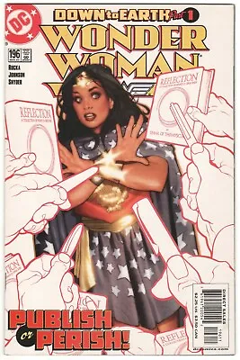 Buy Wonder Woman #196 ~ DC 2003 ~ ADAM HUGHES Cover VF+ • 7.94£
