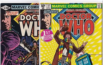 Buy Marvel Premiere Featuring Doctor Who #57 And #59 (Marvel Comics, 1981) 1st USA • 11.91£