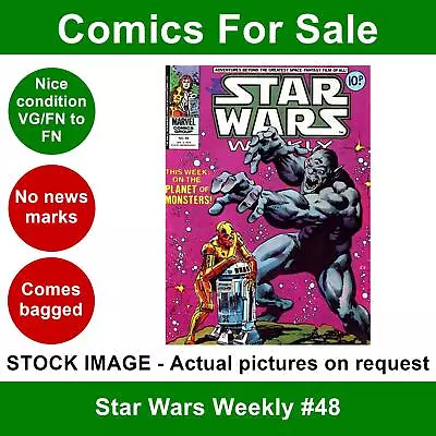 Buy Star Wars Weekly #48 Comic - VG/FN Clean 03 Jan 1979 - Marvel UK • 4.99£
