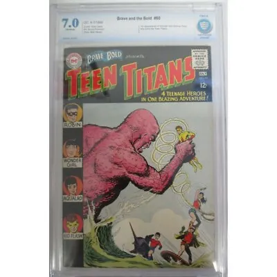 Buy Brave And The Bold #60 ~ 1965 DC ~ CBCS 7.0 ~ 1st Appearance Of Wonder Girl • 608.76£