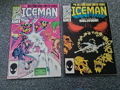 Buy Iceman #3 & #4 🔥 1st App Of OBLIVION The Void 🔥 1985 🚨(Venom 3 Knull Ties)🚨  • 19.99£