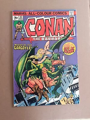 Buy Conan The Barbarian No 42. Buscema Art.  F/FV. MVS Intact.  1974 Marvel Comic • 7.50£
