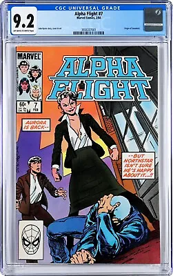 Buy Alpha Flight #7 CGC 9.2 (Feb 1984, Marvel) John Byrne, 1st Delphine Courtney App • 37.95£