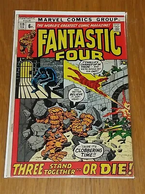 Buy Fantastic Four #119 Fn (6.0) February 1972 Black Panther Marvel Comics ** • 16.99£