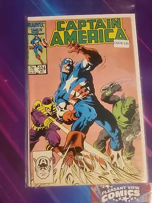 Buy Captain America #324 Vol. 1 High Grade Marvel Comic Book Cm78-145 • 7.99£