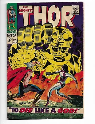 Buy Thor 139 - Vg 4.0 - Ulik - Sif - Odin - Warriors Three (1967) • 17.79£