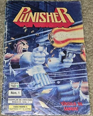 Buy Rare VHTF Punisher 1 MX Limited Series 1986 1992 Editorial VID Foreign Variant • 59.29£