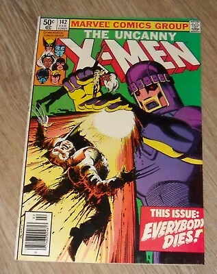 Buy Uncanny X-Men #142, FN+ 6.5, Days Of Future Past; Death Of Wolverine • 45.57£