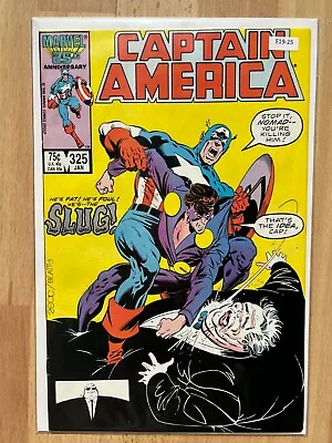 Buy Captain America Vol.1 #325 1987 High Grade 8.0 Marvel Comic Book E19-25 • 6.32£