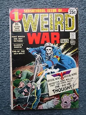 Buy 1971 Weird War Tales Key Issue #1 Comic Book-Low Grade • 60.18£