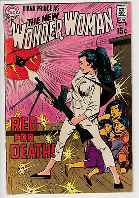 Buy Wonder Woman #189 - 1970 - Vintage DC Silver 15¢ - Batman Joker  Red For Death!  • 0.99£