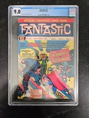 Buy FANTASTIC #25 CGC 9.0 Power Comics Marvel UK Thor Journey Into Mystery 103 1967 • 110.65£