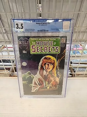 Buy 1971 DC Comics House Of Secrets 92 CGC 3.5 OW 1st Swamp Thing • 729.83£