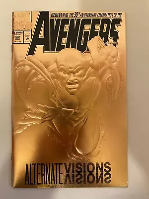Buy Avengers #360 1993 MARVEL COMIC BOOK Vision Foil Cover • 5.53£