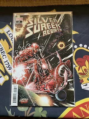 Buy Silver Surfer Rebirth #3 (of 5) Siquera Carnage Forever Variant (30/03/2022) • 2.50£