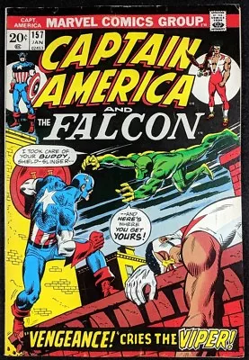 Buy Captain America (1968) #157 FN+ (6.5) 1st App Viper • 19.82£