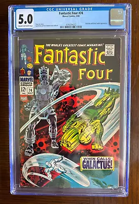 Buy Fantastic Four #74 - CGC 5.0 - Silver Surfer - Jack Kirby & Stan Lee • 77.55£