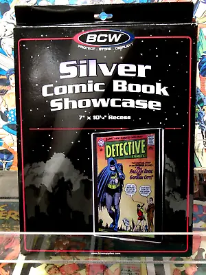 Buy BCW SILVER AGE Size SHOWCASE Comic Book DISPLAY FRAME Storage Wall Mount Case MT • 18.96£