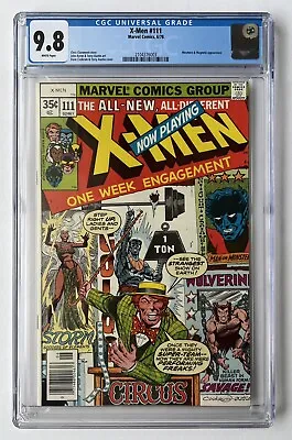 Buy Uncanny X-men #111, CGC9.8! Wow , WHITE PAGES • 628£