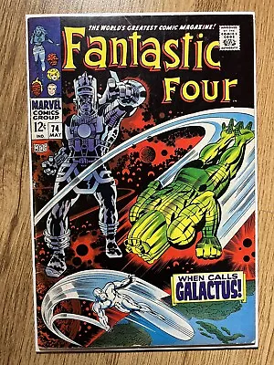 Buy Fantastic Four #74 (1968) Classic Galactus & Silver Surfer Cover! Marvel VG/FN • 55£