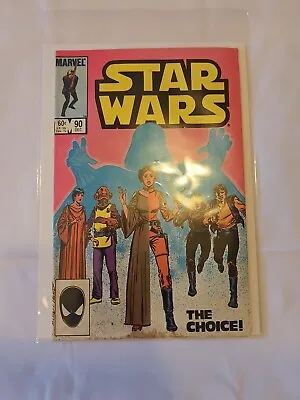 Buy Star Wars #90, 1984, Marvel Comics Vader Cover! Very Nice. (Star 1 ) • 9.59£
