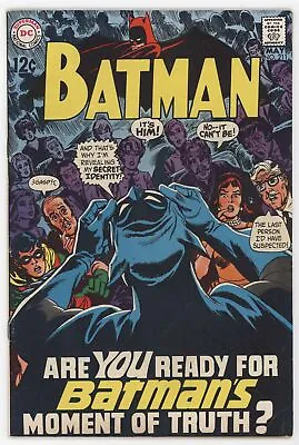 Buy Batman 211 DC 1969 FN Irv Novick Robin Idenity Revealed • 35.35£