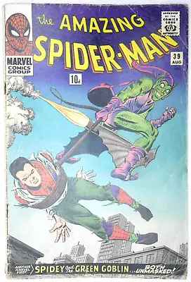 Buy Amazing Spider-Man #39 Marvel Comics (1966) • 124.95£