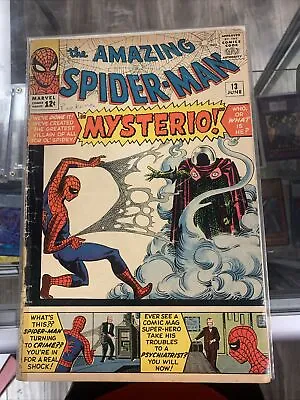Buy The Amazing Spider-Man #13 Marvel Comics 1st Print Silver Age 1964 Fair • 335.05£
