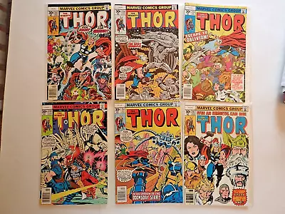 Buy 1977 The Mighty Thor 257-262 • 16.85£