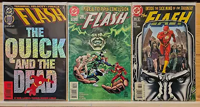 Buy Flash (2nd Series, Post-Crisis): #100, 129, 185 DC Comics 1995-2002 Lot Of 3 • 3.60£