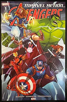 Buy Marvel IDW Comics Action Avengers #1 2018 RARE 1:10 Ratio Incentive Variant NM • 5.99£