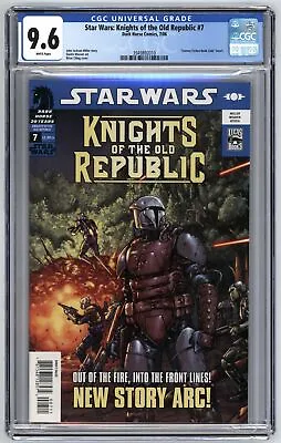 Buy Star Wars Knights Of The Old Republic #7 ~ CGC 9.6 ~1st Full App. Of Rohlan Dyre • 63.46£