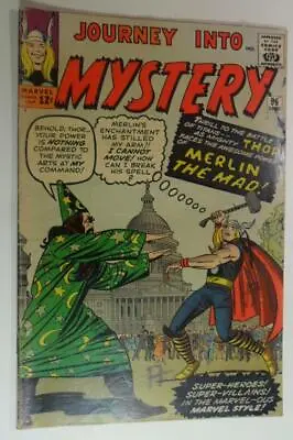 Buy Journey Into Mystery #96 Sept 1963 Mighty Thor Merlin The  Mad Steve Ditko Vg - • 58.90£