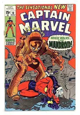 Buy Captain Marvel #18 GD+ 2.5 1969 • 12.65£