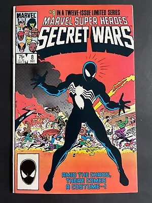 Buy Marvel Super-Heroes Secret Wars #8 - 1st Black Suit Spider-Man 1984 Comics • 158.08£