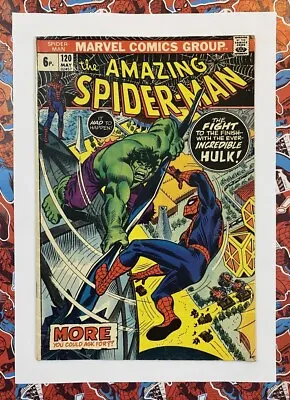 Buy Amazing Spider-man #120 - May 1973 - Hulk Appearance! - Fn/vfn (7.0) Pence Copy! • 64.99£