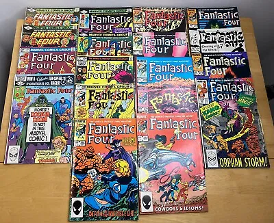 Buy Fantastic Four Marvel Comics Large Bundle Issues Between 213 To 323 Vintage Rare • 40£