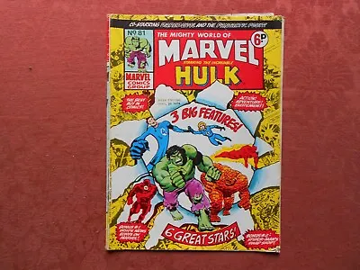 Buy The Mighty World Of Marvel #81 - Apr 1974 • 0.99£